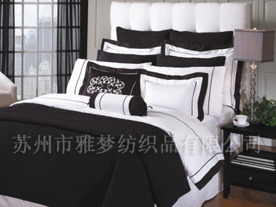 繡花雙層邊單繡梗 COTTON BEDDING SET
